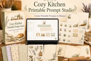Cozy Kitchen Printable Prompt Studio Review 2026 & Bonuses