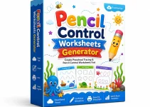 Pencil Control Worksheets Generator Review – Bonuses for KDP