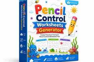 Pencil Control Worksheets Generator Review – Bonuses for KDP