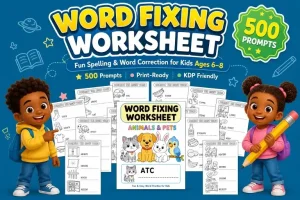 Word Fixing Worksheet Prompt Pack Review 2026, Huge Bonuses